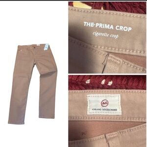 Ag Prima cigarette crop in dusty pink size 27